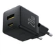 Мережевий зарядний пристрій 20W з кабелем Type-C-Type-C Baseus Palm Fast Charger Type-C/USB чорний (P10111608113-01) - зображення 3