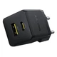 Мережевий зарядний пристрій 20W з кабелем Type-C-Type-C Baseus Palm Fast Charger Type-C/USB чорний (P10111608113-01) - зображення 7