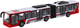 Autobus miejski zdalnie sterowany Lean Toys Czerwono-biały (17626) (5905991004752) - obraz 3