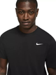 Koszulka męska basic Nike M Nk Df Tee Dfc Crew Solid AR6029-010 L Czarna - obraz 4