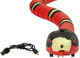 Interaktywna zabawka Lean Toys Wąż z czarnymi paskami czerwony (10384) (5904665992234) - obraz 3
