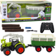 Traktor rolniczy zdalnie sterowany Lean Toys z przyczepą i chwytakiem 2.4G (21205) (5905991037002) - obraz 2