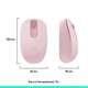 Мишка Logitech M196 Bluetooth Rose (910-007461) - зображення 8