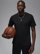 Футболка бавовняна довга чоловіча Nike M J Df Sprt SS Top FN5829-010 L Чорна (196975118939) - зображення 1