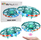 Дрон на радіокеруванні Lean Toys UFO LED Бірюзовий (24721) (5905991057710) - зображення 2