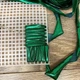 Пряжа трикотажная металлик цвет Зеленый 100 грамм 25 м (4261) - изображение 4