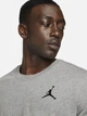Футболка бавовняна довга чоловіча Nike M J Jumpman Emb SS Crew DC7485-091 M Сіра (195238739256) - зображення 4