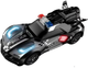 Auto zdalnie sterowane Lean Toys Police Czarne (15663) (5905679071878) - obraz 3
