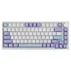 Клавіатура AJAZZ AK820 Purple 75% USB Sea Salt Switch Purple with white - зображення 1