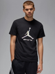 Футболка бавовняна довга чоловіча Nike M J Sprt Df Gfx SS Crew HQ7984-010 XL Чорна (197602974843) - зображення 1