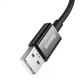 Кабель на 1м. USB to Type-C Superior Series 65W 6A Black, Baseus для зарядки та передачі даних (CAYS000901) - зображення 4