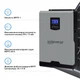 Автономний інвертор Solarverse Ampere 3kW 24V 1 MPPT 220V Однофазний (SV3024A) - зображення 4