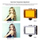 Накамерный LED-свет Puluz PU4096 3200–6400K с регулировкой яркости и питанием от батареек (2B1CE7404556) - изображение 5