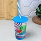 Стакан с трубочкой 0.65 л голубой декор Fresh Watermelon Herevin - изображение 2