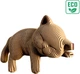 Картонний конструктор Cartonic 3D Puzzle Sleepy Kitten 119 елементів (CARTMNSLEEP) - изображение 2