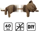 Картонний конструктор Cartonic 3D Puzzle Sleepy Kitten 119 елементів (CARTMNSLEEP) - изображение 6
