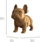 Картонний конструктор Cartonic 3D Puzzle Bulldog Puppy 63 елементи (CARTMNBULL) - изображение 4