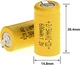 Акумулятор NI-Cd 2/3 AA 600 mAh 1.2V під пайку - изображение 3