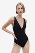 Купальник H&M 42 чорний 3011017357 - зображення 1