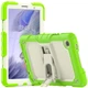 Чохол ARM Cover Samsung Galaxy Tab A8.0 (2019) T295 / T290 броньований з відкидною підставкою Green/White - зображення 1