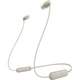 Bluetooth-гарнітура Sony WI-C100 Beige (WIC100C.CE7) - зображення 1