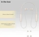 Bluetooth-гарнітура Sony WI-C100 Beige (WIC100C.CE7) - зображення 6