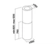 Вытяжка Falmec polar evo is 35 Black 800 (cpoi90.e11p2#eun490f) - изображение 9