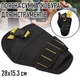Тканинна поясна сумка - кобура монтажника / слюсаря / електрика Holster чохол для ручного інструменту / дриля / плоскогубців / викруток, 28х15.3 см, чорна (109357474) - зображення 1