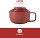 Набір чашок для кави La Cafetiere Family Mug Red LCMUGSETRED3PC - зображення 4