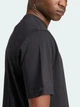 Футболка хлопковая длинная мужская Adidas Originals Trefoil Essentials JI8545 M Черная (4067902552590) - изображение 5