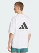Футболка спортивная длинная мужская Adidas Power Oversize JV9683 L Белая с принтом (4068809485875) - изображение 2