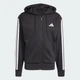 Мужская толстовка Essentials 3-Stripes Fleece adidas JD1870 (S) черный (4067905338252) - изображение 6