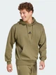 Худи утепленное оверсайз мужское Adidas Essentials Feelcozy Fleece JE3799 M Оливковое (4067905759170) - изображение 3