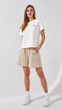 Шорты трикотажные однотонные женские 2511-1 S Бежево-серый shop (2000991051423) - изображение 1