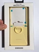 Чехол силиконовый с кольцом Silicone Cover with Ring для Samsung Galaxy Z Flip6/Flip 7 FE/ Flip5 Yellow SM-F741/SM-F761/SM-F731 - изображение 2