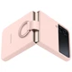 Чехол силиконовый с кольцом Silicone Cover with Ring для Samsung Galaxy Z Flip4/ Flip4 Pink SM-F711 - изображение 8