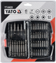 Zestaw bitów YATO z uchwytem 1/4" 45 szt. (YT-04620) - obraz 4