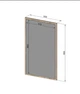 Зеркало от Moreli для гостиной F-0002 550x900 Бетон - изображение 2
