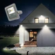 Світлодіодний прожектор 10W, COB, 6000К, IP65 / Настінний прожектор / Ліхтар вуличний / LED прожектор - зображення 5