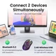 Игровая мышка с RGB подсветкой Bluetooth 5.2 + Wi-fi 2.4G 800-1600 DPI - изображение 3