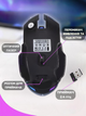 Беспроводная мышь игровая с RGB подсветкой аккумуляторная регулируемое DPI 800 1200 1600 оптический сенсор USB Wi-Fi адаптер эргономичная бесшумная для ПК ноутбуков Android для игр и работы удобная светящаяся мышь с подсветкой - изображение 9