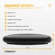 Балансировочная массажная подушка EasyFit черная (сенсомоторный массажный балансировочный диск для баланса и массажа) - изображение 3
