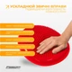 Балансувальна масажна подушка EasyFit червона з насосом (сенсомоторний масажний балансувальний диск для балансу та масажу) - зображення 3