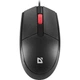 Мышь проводная Defender Delta MM-523 1000 DPI, 3 бесшумные кнопки, оптическая, симметричная Black (52523) - изображение 1
