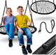 Huśtawka Neo-Sport Bocianie gniazdo NS-104 100 cm Czarna (5903890627188) - obraz 5