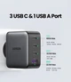 Зарядное устройство - блок - адаптер питания UGREEN CD226 100W Wall Charger (40747) - изображение 2