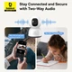 IP-камера поворотна Baseus Security P1 Lite 2K 3 Мп, огляд 360° з автотрекінгом руху (AI-детекція, білий) - изображение 9