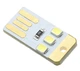Ночник USB LED mini светильник 3 диода SMD2835 белый свет 0,2 Вт 40mA лампа для чтения - изображение 3