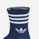 Набор женских носков высоких Adidas 3-Stripes Crew Socks 3 Pairs JV7408 37-39 3 пары Белый (4068807914865) - изображение 3