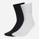 Набор мужских носков высоких хлопковых Adidas Everyday Icons Crew Sock 2 Per Pack JW8000 43-45 2 пары Белый (4068807899667) - изображение 1